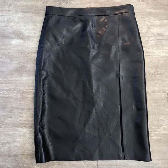 Wilfred PATIO Leather Midi Skirt - Picture 2 of 4